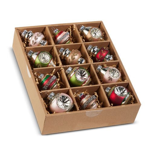 Vintage Ornaments - 5cm - Box of 12 - My Christmas