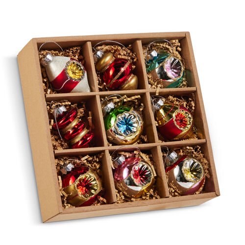 Vintage Ornaments - 5cm - Box of 9 - My Christmas