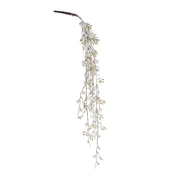 White Berry Hanging Spray - My Christmas