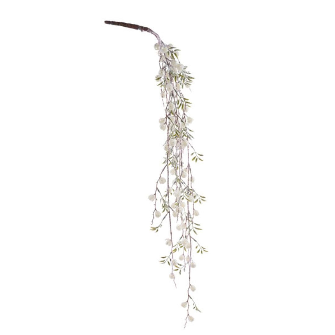 White Berry Hanging Spray - My Christmas