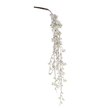 White Berry Hanging Spray - My Christmas
