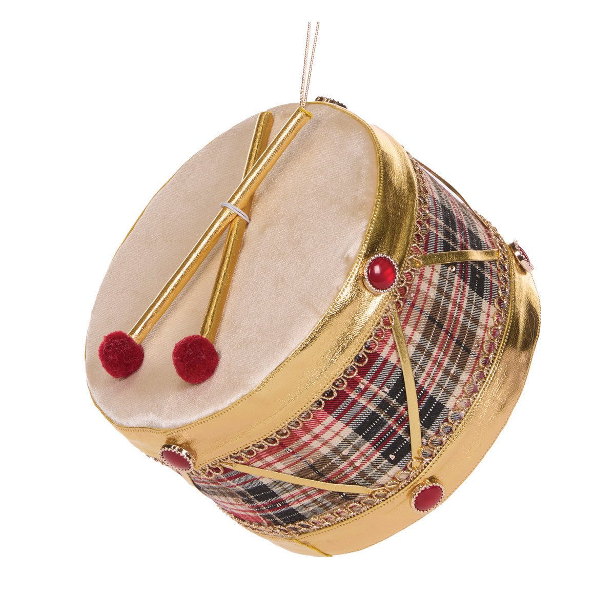 Winter Tartan Drum - Large - My Christmas