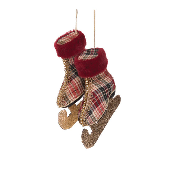 Winter Tartan Skates - My Christmas