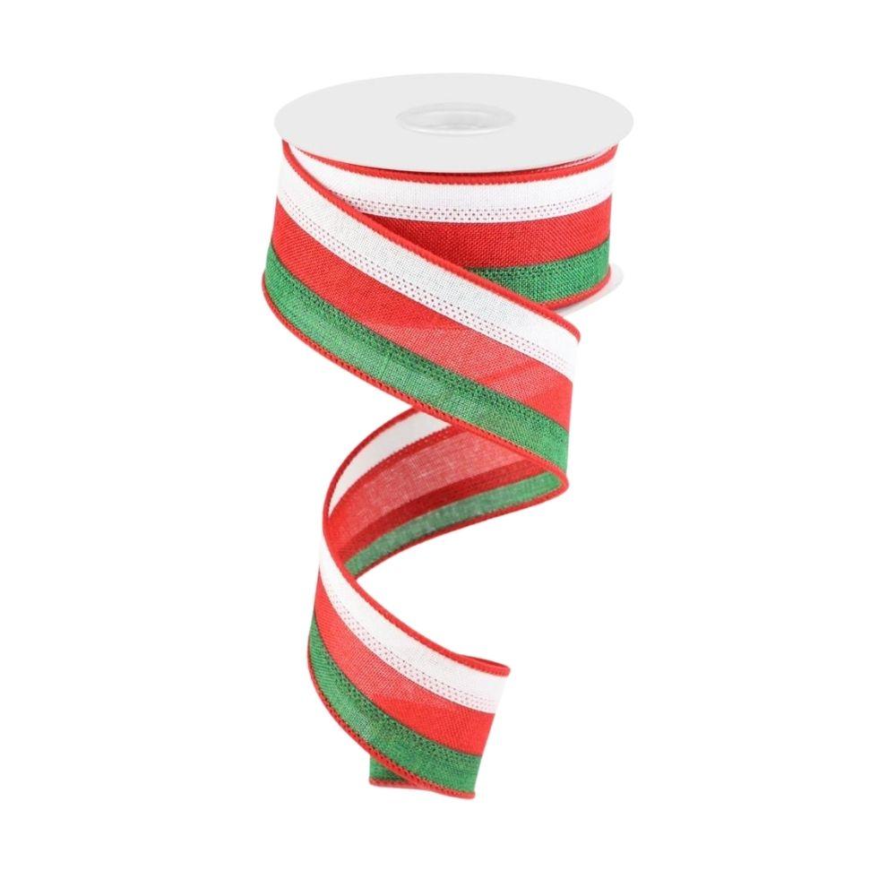 Burlap Ribbon, 3.8cm Wide - My Christmas