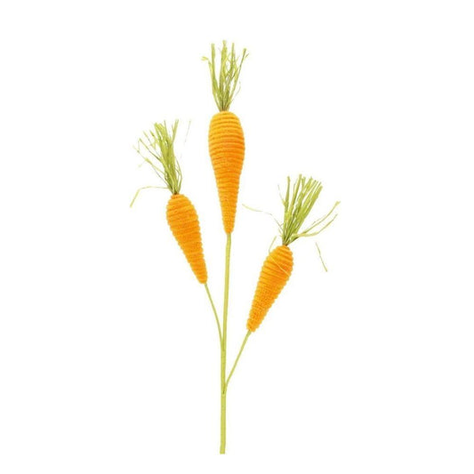 Chenille Carrot Spray - My Christmas