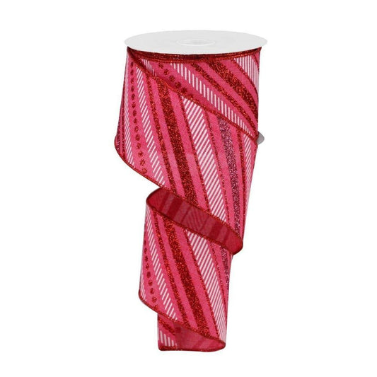 Diagonal Stripes/Royal - My Christmas