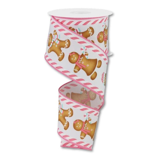Girl & Boy Gingerbread Candy Ribbon, 9m - My Christmas