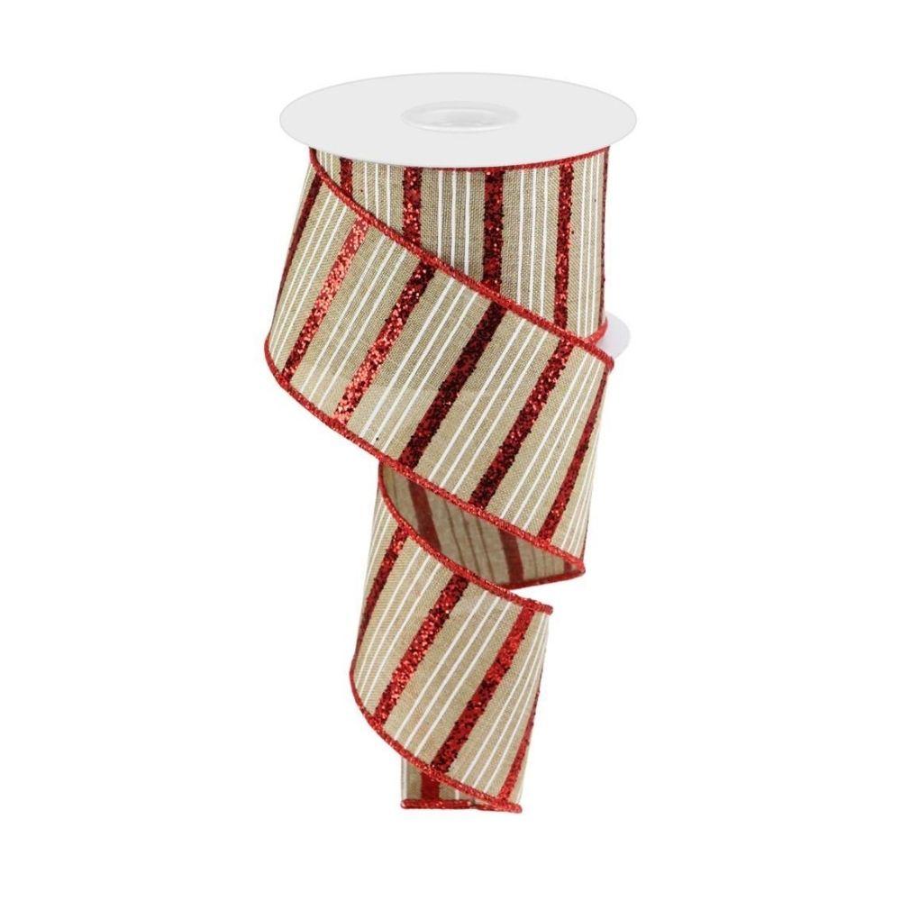 Glitter Horizontal Stripe - My Christmas