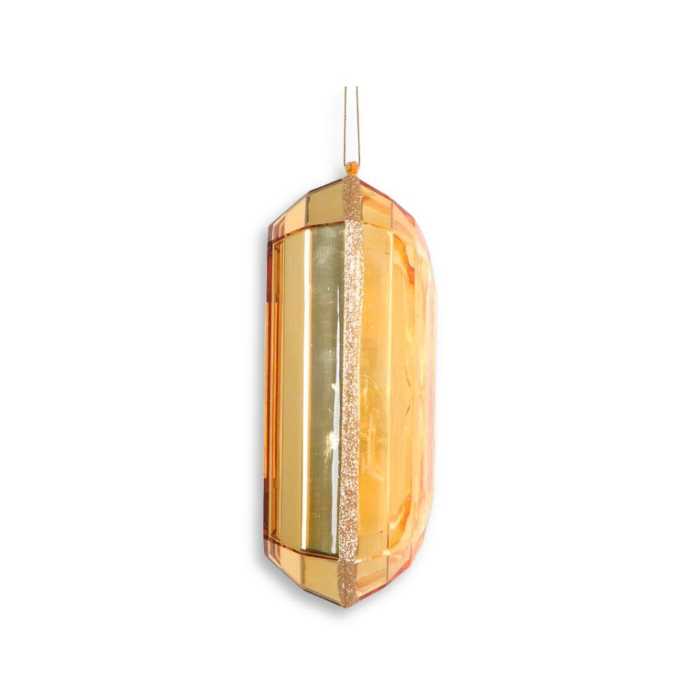 Gold Rectangle Jewel - My Christmas