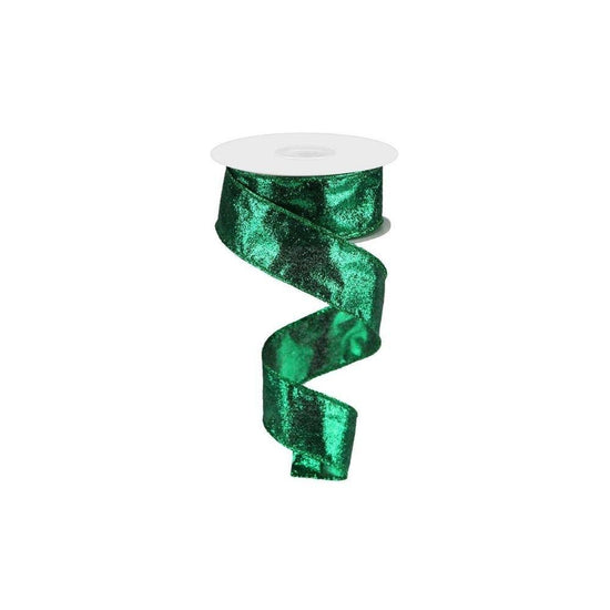 Green Glitter Ribbon - My Christmas