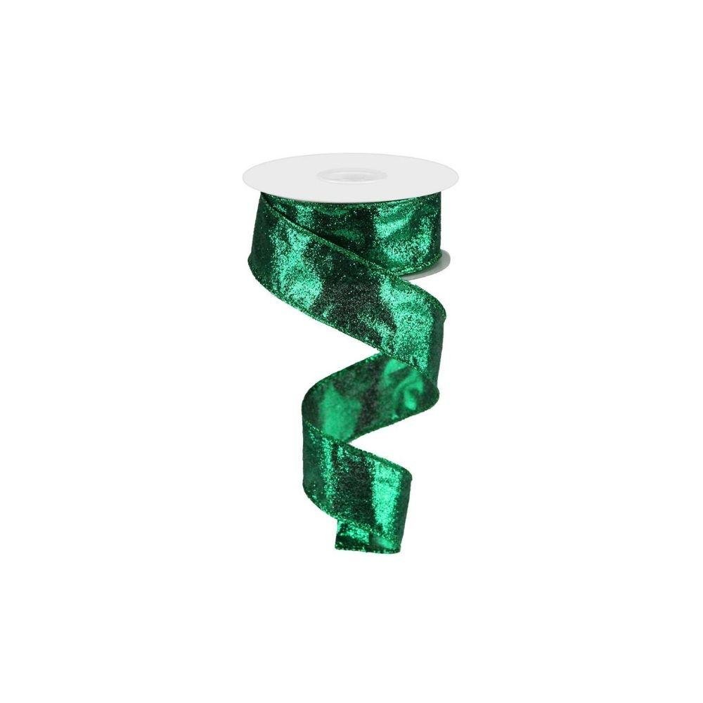 Green Glitter Ribbon - My Christmas