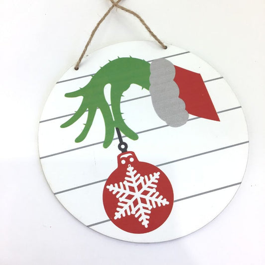 Grinch Hand Hanging Decor - My Christmas