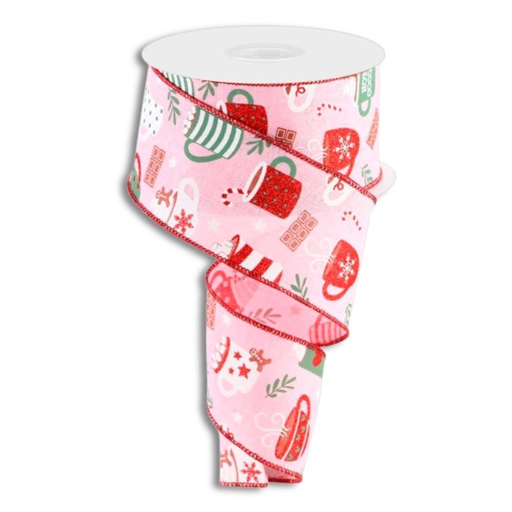 Hot Cocoa Pink Ribbon - My Christmas