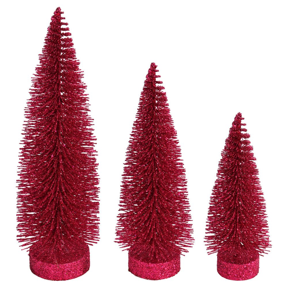 Hot Pink Glitter Tree Set - My Christmas