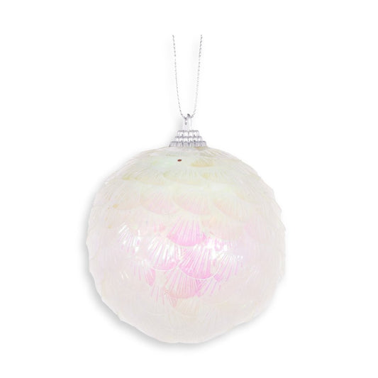 Iridescent Ginko Bauble - My Christmas