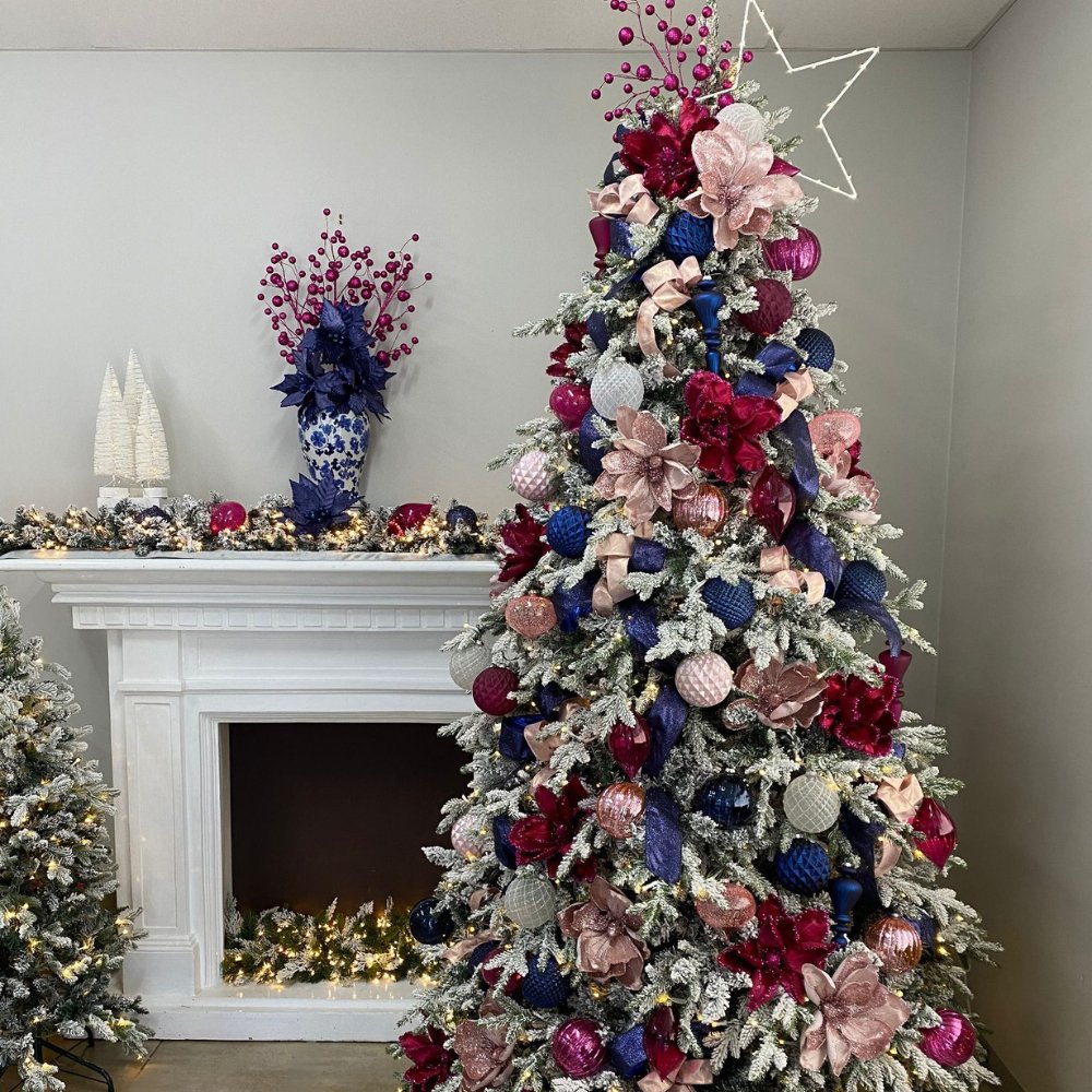 Matte Deep Pink Ornament - My Christmas
