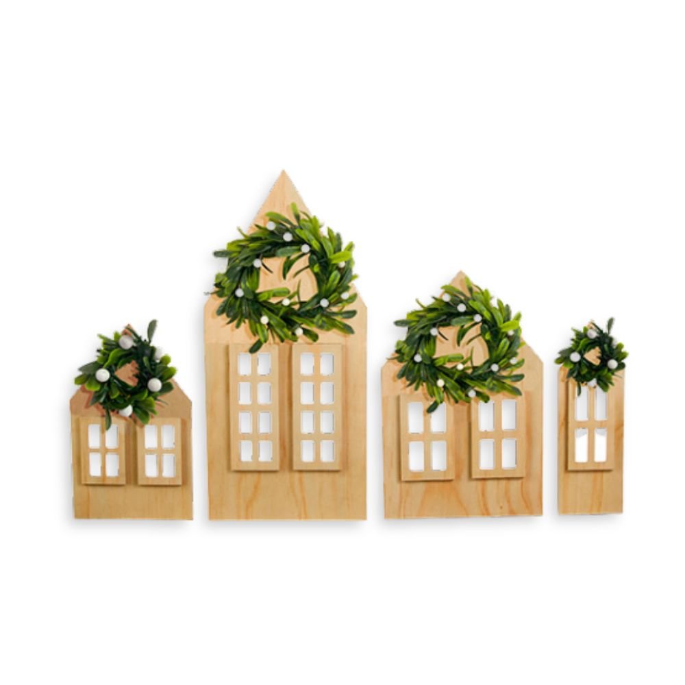 Mistletoe Wreaths Village - My Christmas