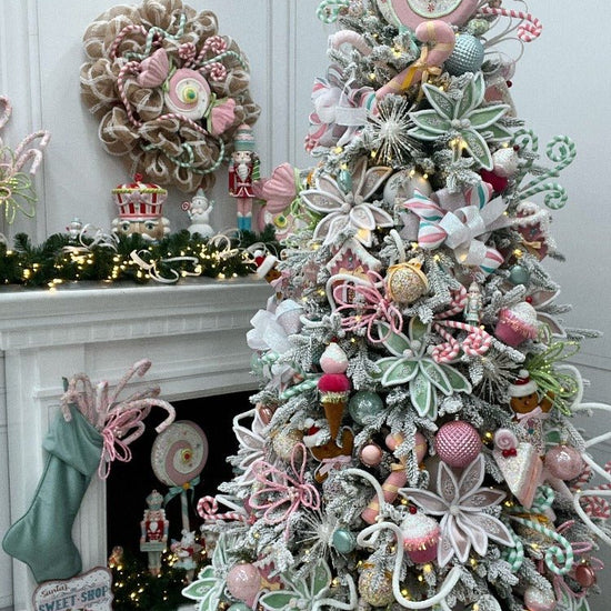 Norwegian Pine Snow Tree, 2.28m - My Christmas