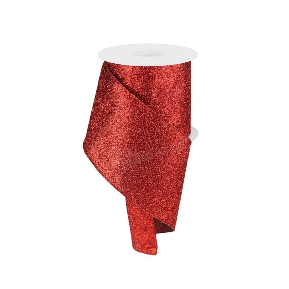 Red Glitter Ribbon - My Christmas