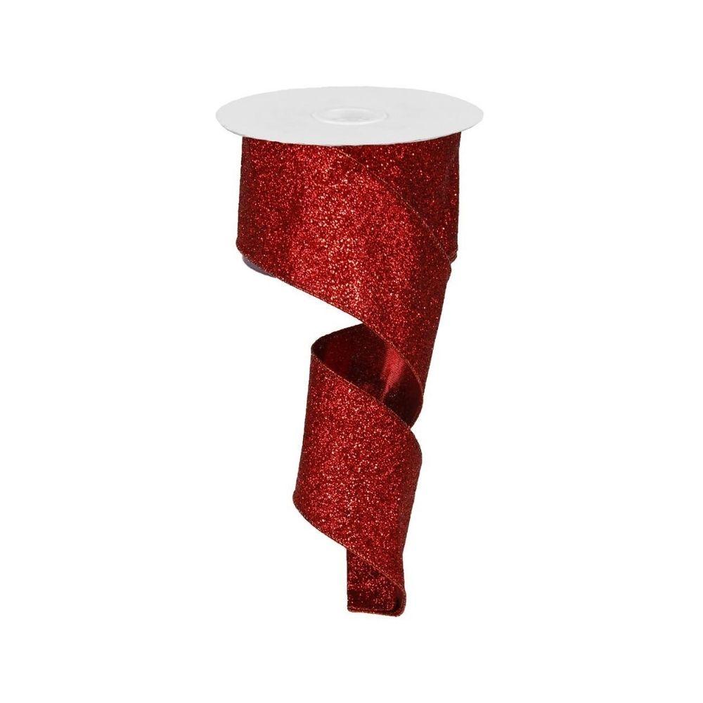 Red Glitter Ribbon - My Christmas