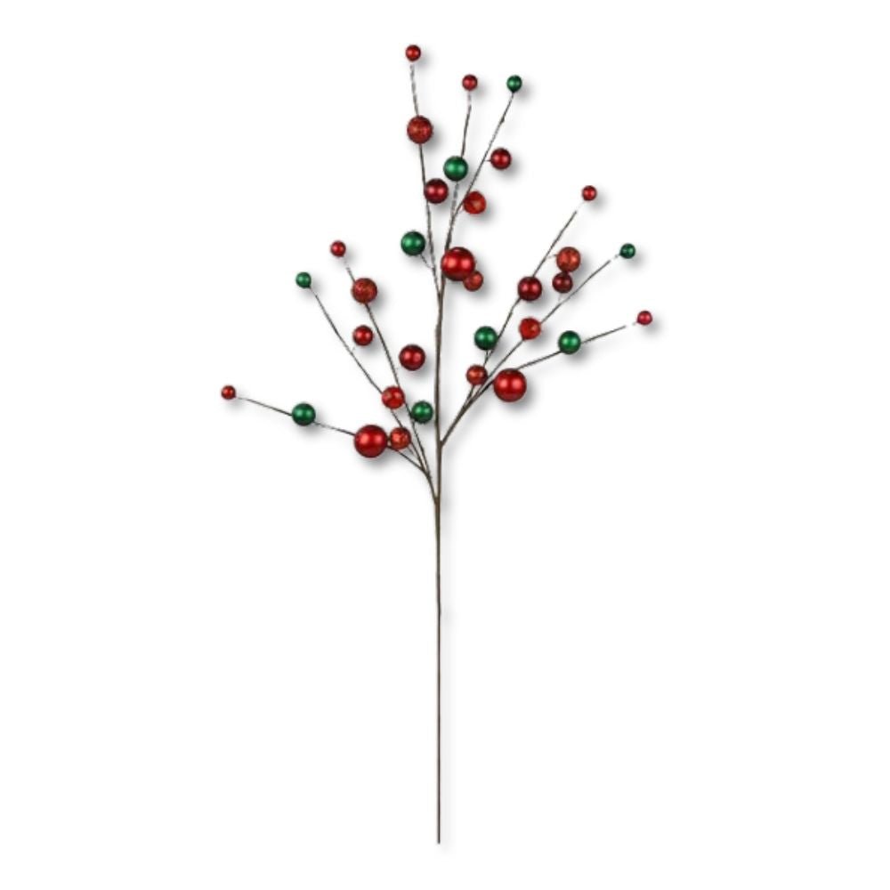 Red & Green Ball Spray - My Christmas