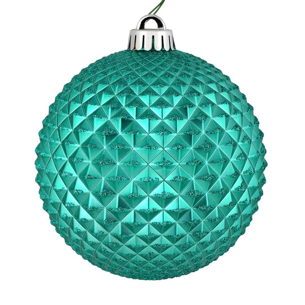Teal Durian Ball, 10cm - My Christmas