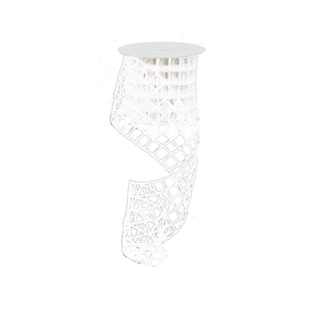 White Net Ribbon - My Christmas