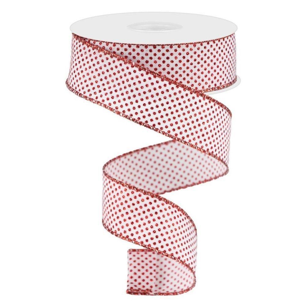 White/Red Ribbon - My Christmas