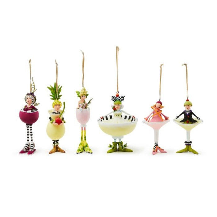 Mini Cocktail Ornaments - Set of 6 - My Christmas