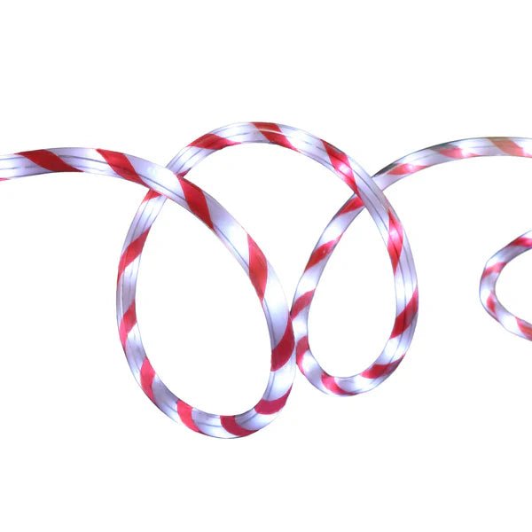 10m LED Connectable Rope Light - Candy Cane - My Christmas