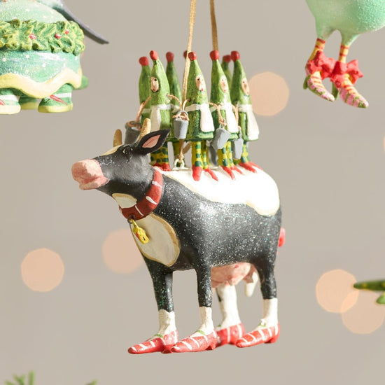 12 Days Medium - 8 Maids a Milking Ornament - My Christmas