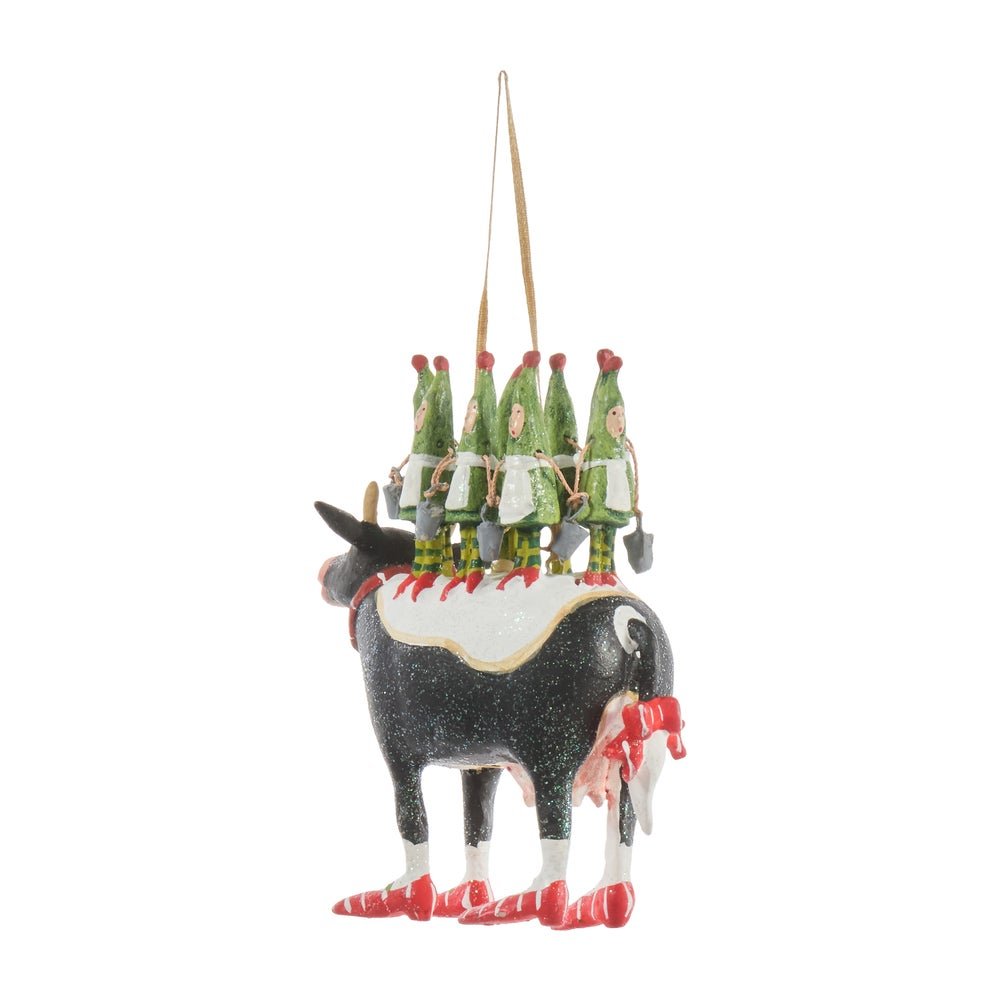 12 Days Medium - 8 Maids a Milking Ornament - My Christmas