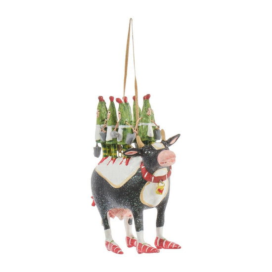 12 Days Medium - 8 Maids a Milking Ornament - My Christmas