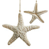 Ivory Glitter Starfish Ornament - My Christmas