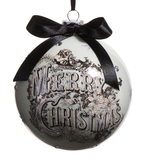 Vintage Merry Christmas Bauble - My Christmas