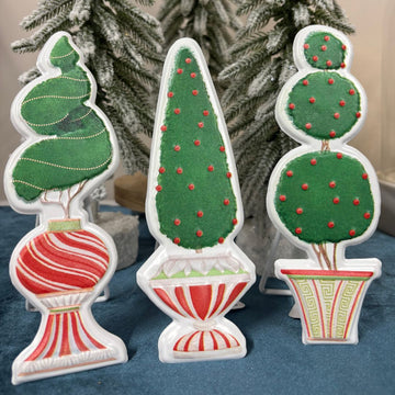 Merry Topiaries Easel