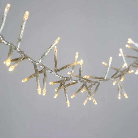 720 LED Cluster Light With Clear Cable - Warm White - My Christmas