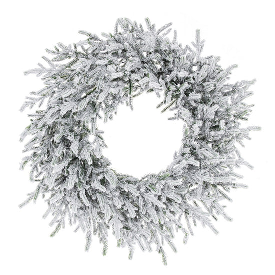 Frosted Norfolk Pine Wreath - 60cm