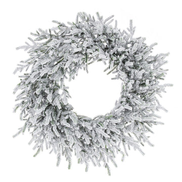 Frosted Norfolk Pine Wreath - 60cm