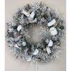 A White Christmas Wreath - 60cm