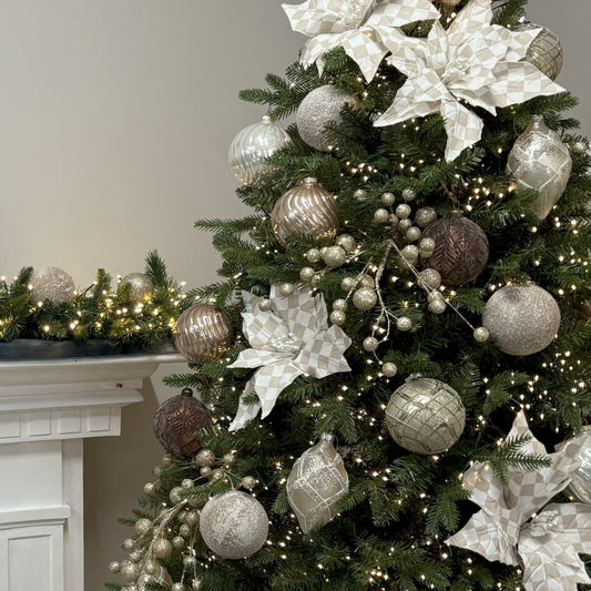 Beige Baubles - My Christmas