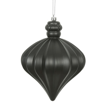 Black Matte Onion Ornament - 15cm