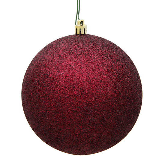 Burgundy Glitter Ball
