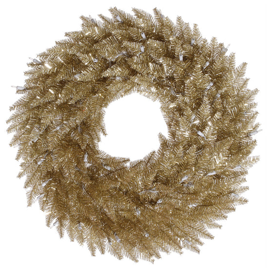 Champagne Fir Wreath - 60cm