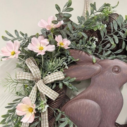 Chocolate Bunny Wreath
