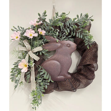Chocolate Bunny Wreath