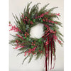 Cranberry Cocktail Cedar Wreath - 70cm