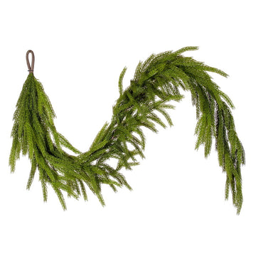 Green Norfolk Pine Garland - Various Lengths