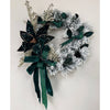 Emerald Envy Flocked Wreath - 45cm