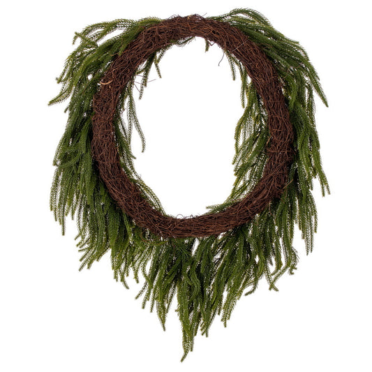 Green Norfolk Pine Wreath